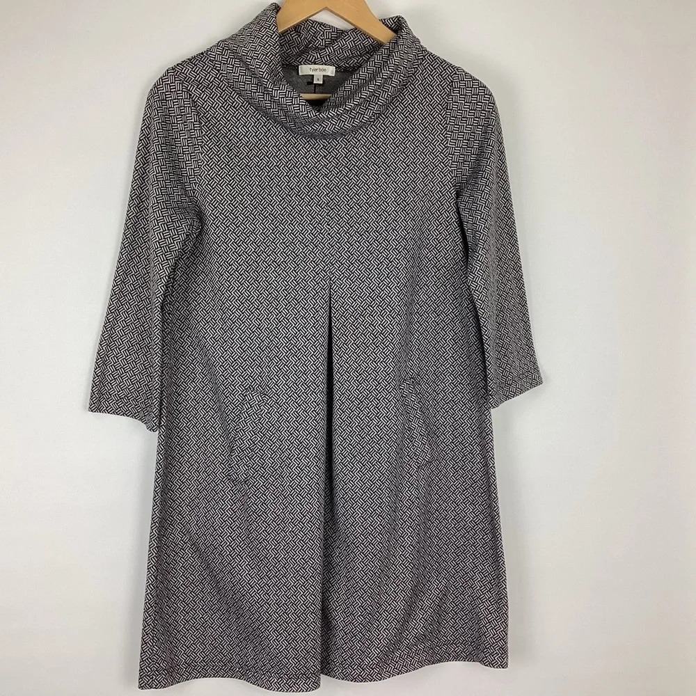 Tyler Boe Kim Cowl Neck Dress Small Black
